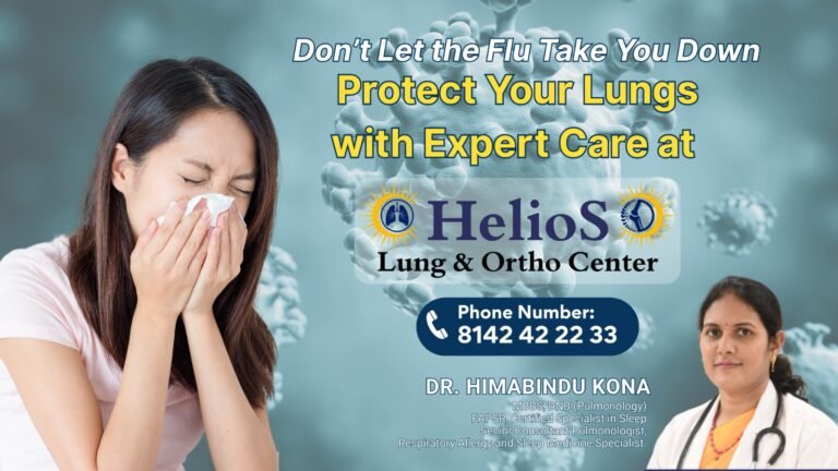Don’t Let the Flu Take You Down – Protect Your Lungs with Expert Care at Helios Lung & Ortho Center